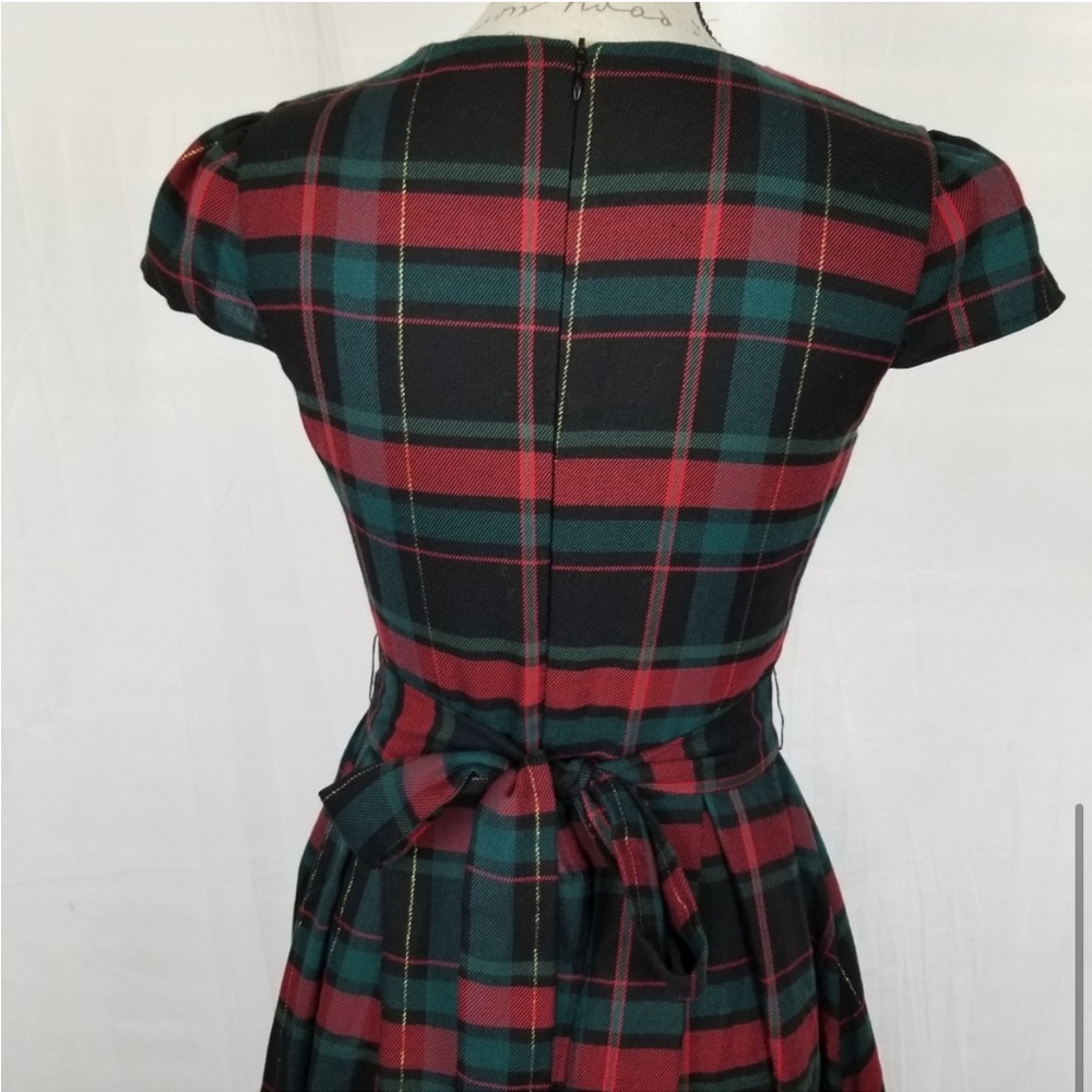 Gibson Hi Sugarplum Plaid Holiday Dress - Picture 6 of 9
